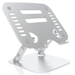 Подставка для ноутбука, алюминиевый эргономичный портативный компьютер, подставка для ноутбука, регулируемая подставка с несколькими углами