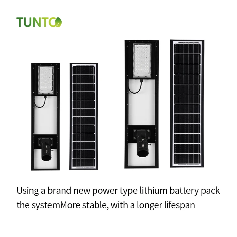 Light Sensor IP65 Outdoor Garden Light Waterproof  60W 120W 180W  integrated All in One Solar LED Street Lamp Energy autonomy