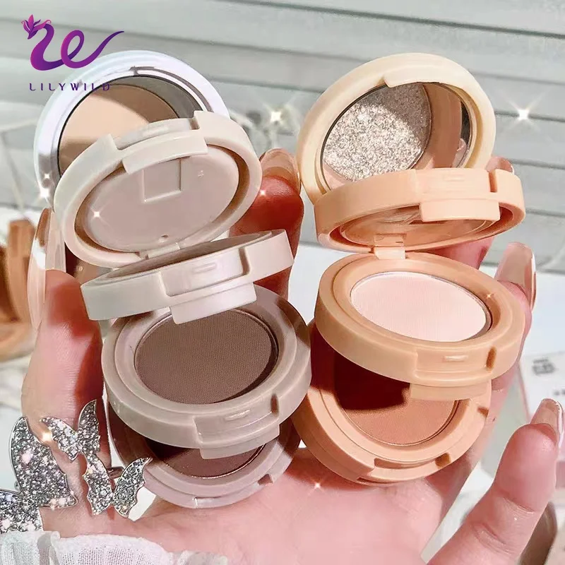 4 in 1 Custom Logo Small Matte Glitter Eyeshadow Palette pigment Private Label Make Up Eye shadow