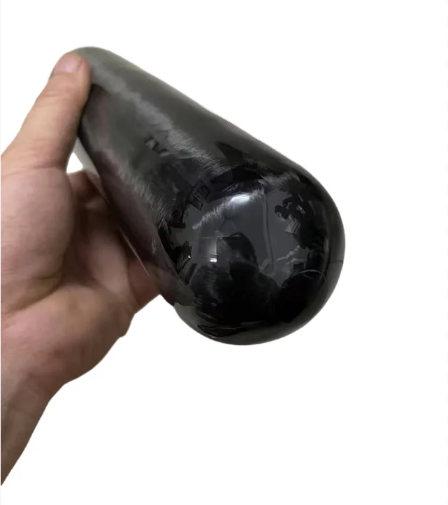 Hot Sale 0.30l High Pressure 4500psi 300bar 30mpa 0.30 liters Fully Wrapped Composite Carbon Fiber Gas Cylinder