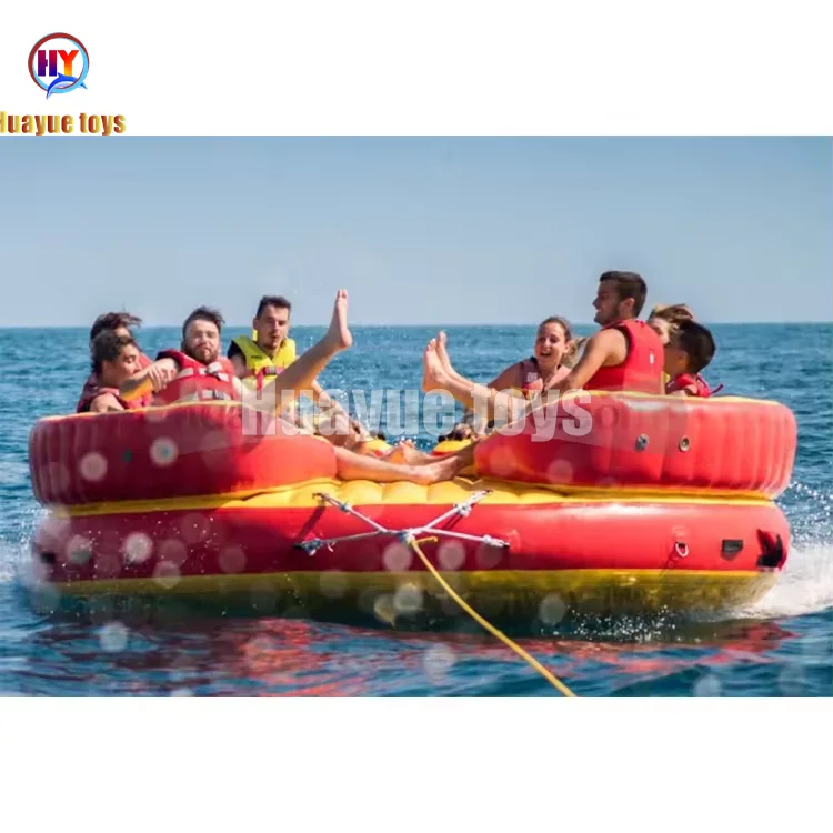 HUAYUE Sport Game Play Equipment Custom Lounge Twister Toys High Speed  Water Games Adults Kids Aqua Water Towable Banana Boat