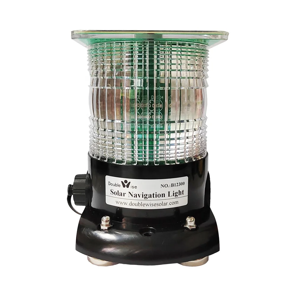 Fishing Boat/Yacht Bow Bi-color Signal Solar Marine Navigation Light