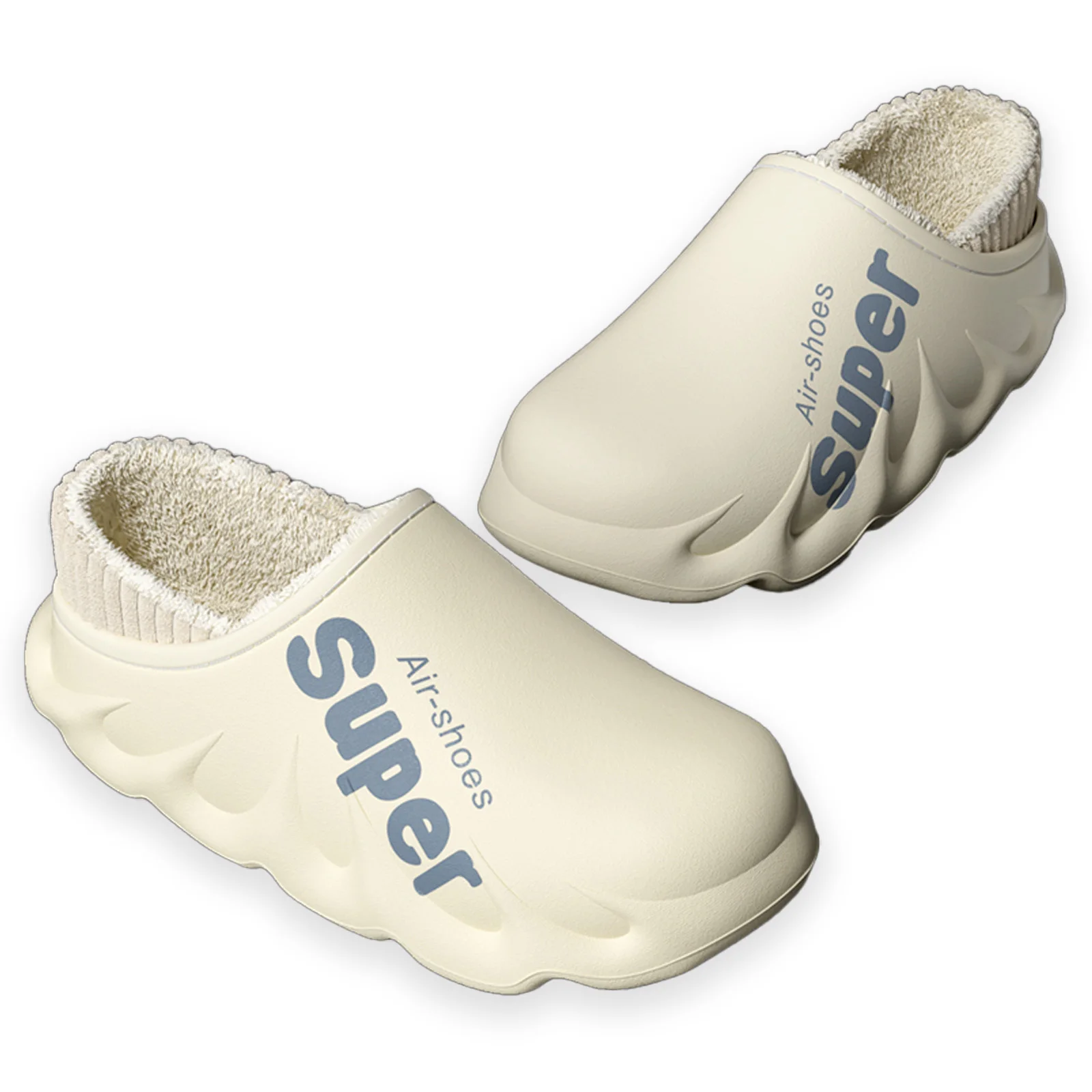 Fahion non-slip waterproof slippers men women outdoor indoor unisex winter eva clog