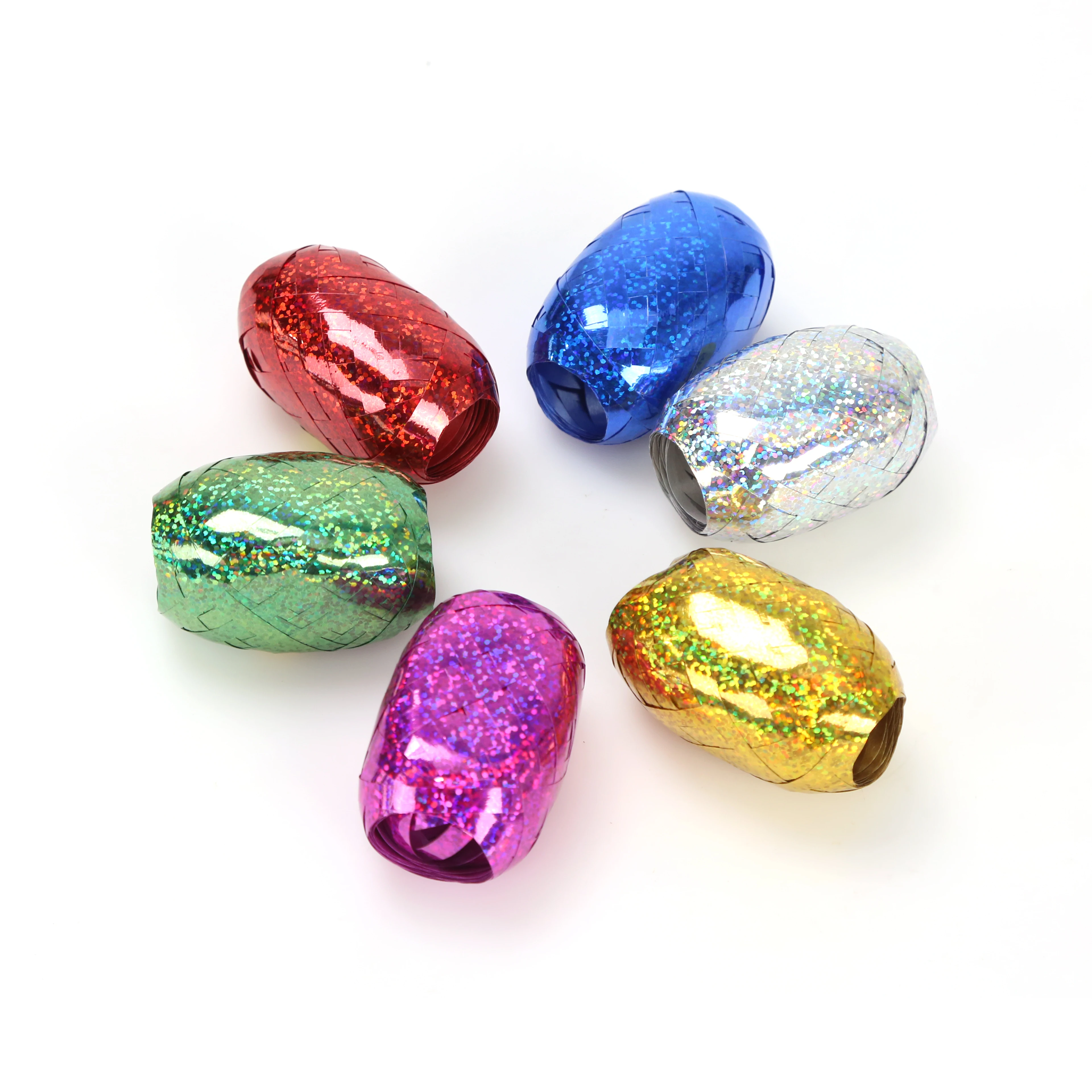 Balloon curling ribbon laster rugby plastic ribbon colorful PP balloon ribbon