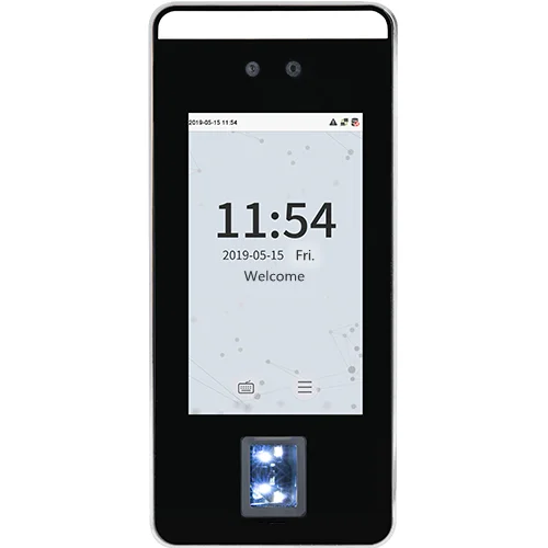 Xface600 biometric Fingerprint  Face Password Attendance Machine Employee Checking-in Recorder 5 inch TFT  Screen