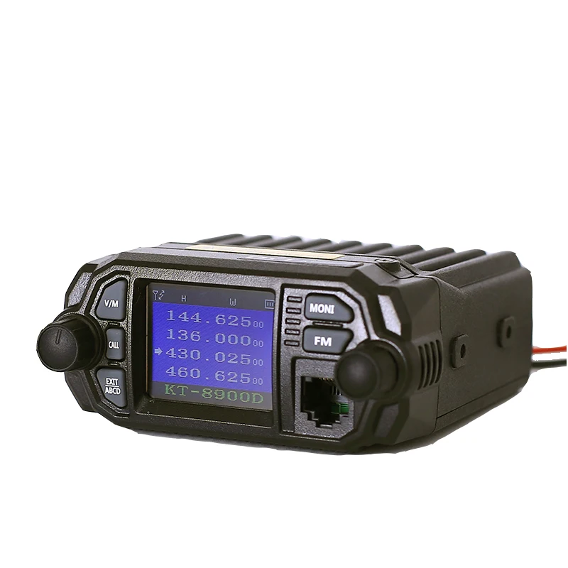 Dual band portable car mobile radio VHF 136-174MHz UHF 400-470MHz KT 8900D long range vehicle radio