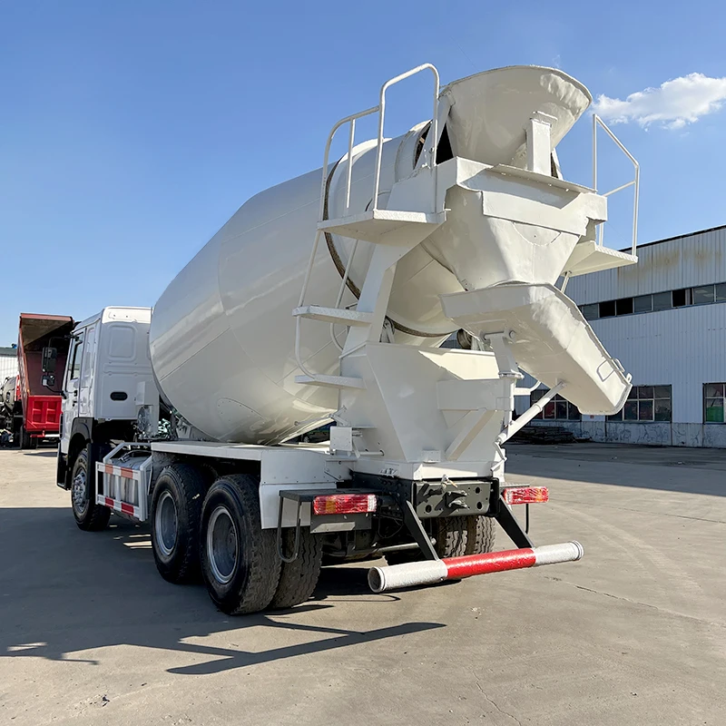 8-12 куб. М оригинальный б/у Howo 6x4 автобетономешалка с 10 колесами 336/371/375 HP для