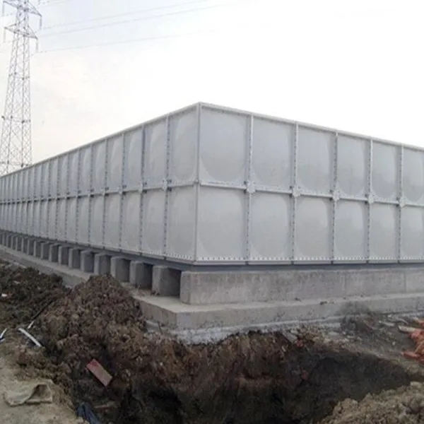 Large Rain Water Storage Tank, Square / Rectangular Molded Sectional Fiberglass FRP GRP SMC Water Tank