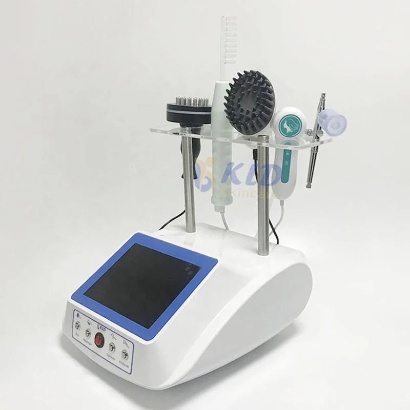 Hair Salon Use Hair Follicle Detection Tool Ozone Galvanic High Frequency Comb Scalp Vibrate Massager Anti-Hair Loss Machine