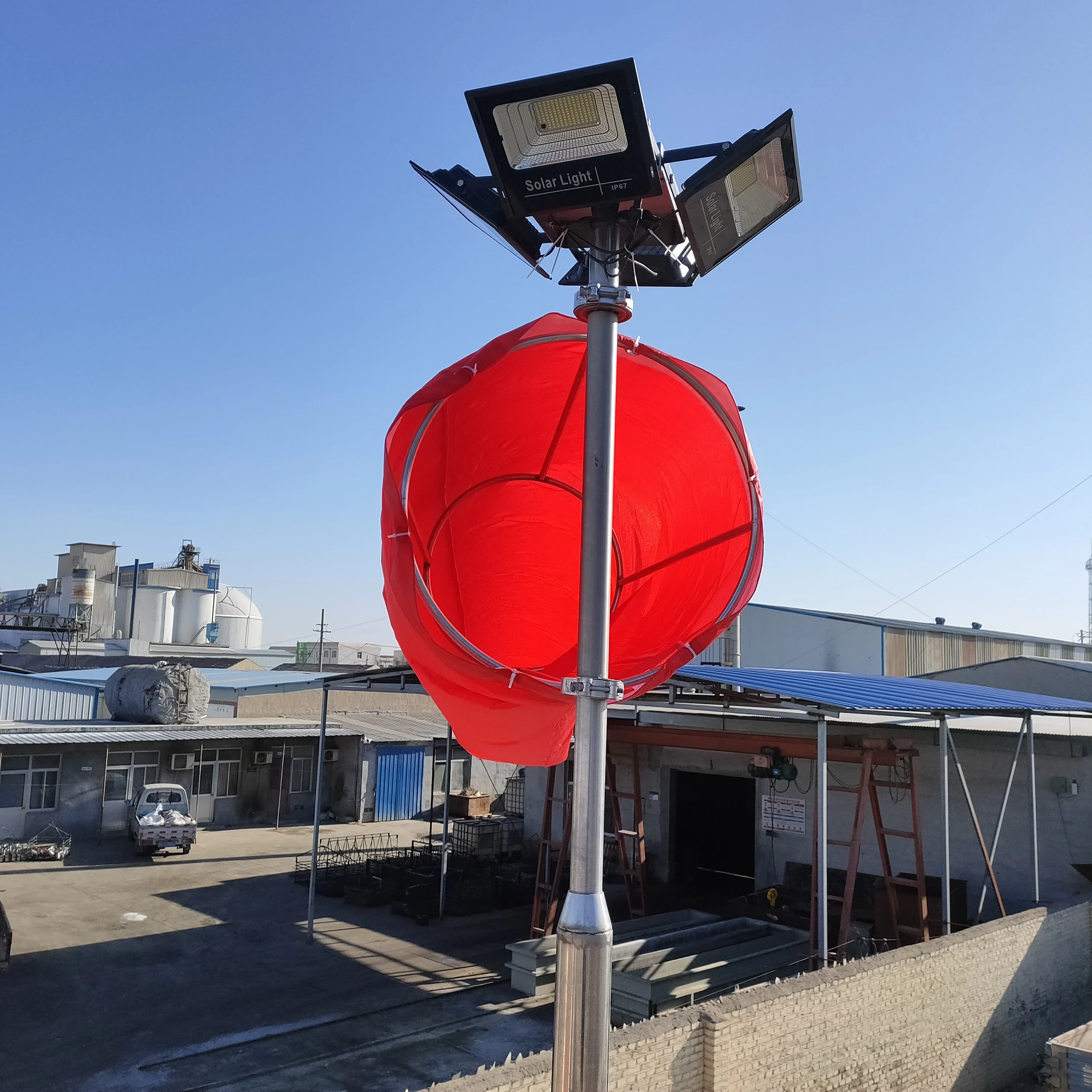 Outdoor Hanging Red Reflective Promotional Airport Polyester Windsock windsock orange wind cone