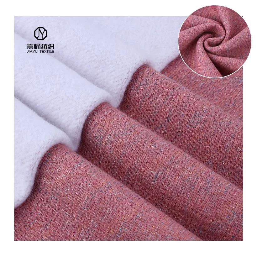 60% хлопок 25% полиэстер 10% нейлон 5% спандекс Красная Блестящая французская махровая трикотажная ткань яркий шелк