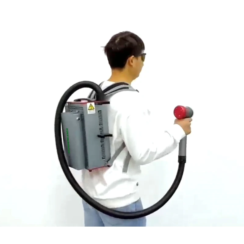 Portable Small Pulse Handheld Laser Cleaning Machine  Rust Removal for Metal Surface