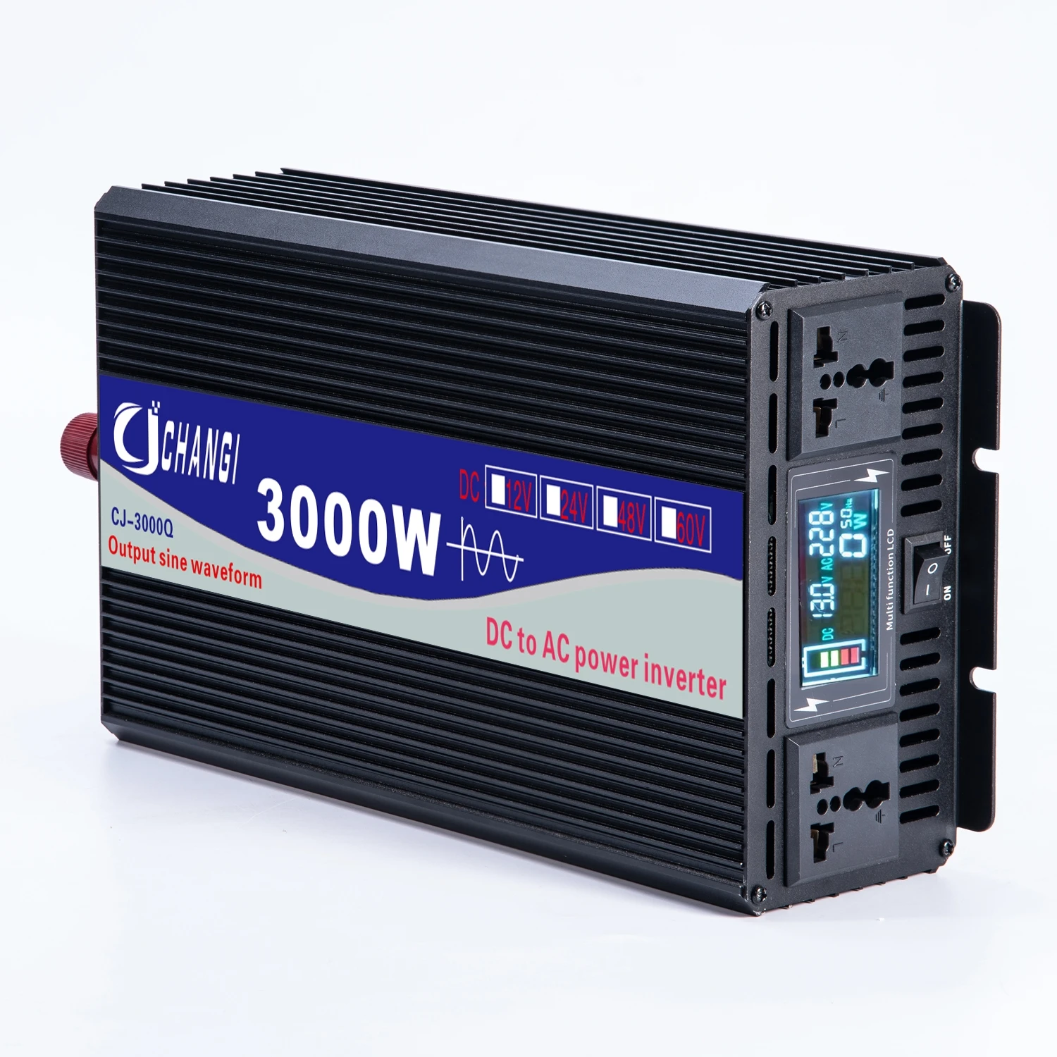 Домашние тапочки высокого качества DC 12v 24v 48v 60v к переменному току 110V 220V 3000W 4000W 5000W 6000W 8000 Вт Чистая Синусоидальная волна инвертирующий усилитель мощности конвертер