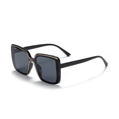 Fashion Plastic Party PC Frame AC Lens Sunglasses Square Plastic Women Sun Glasses UV400 Eyewear Eye Protection Decoration w41
