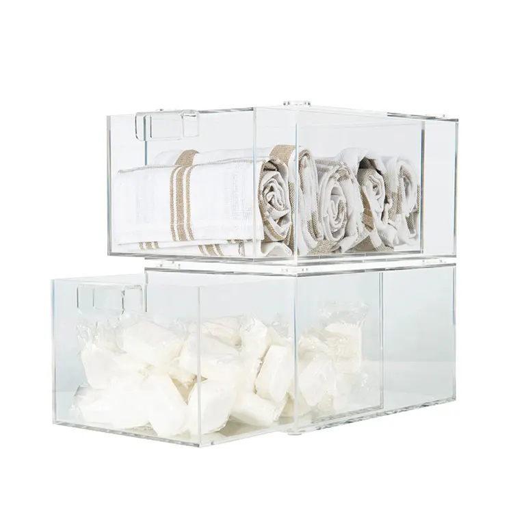 Best Selling Clear Plastic Stackable Cosmetic Storage Box Makeup Palette Drawers Organizer