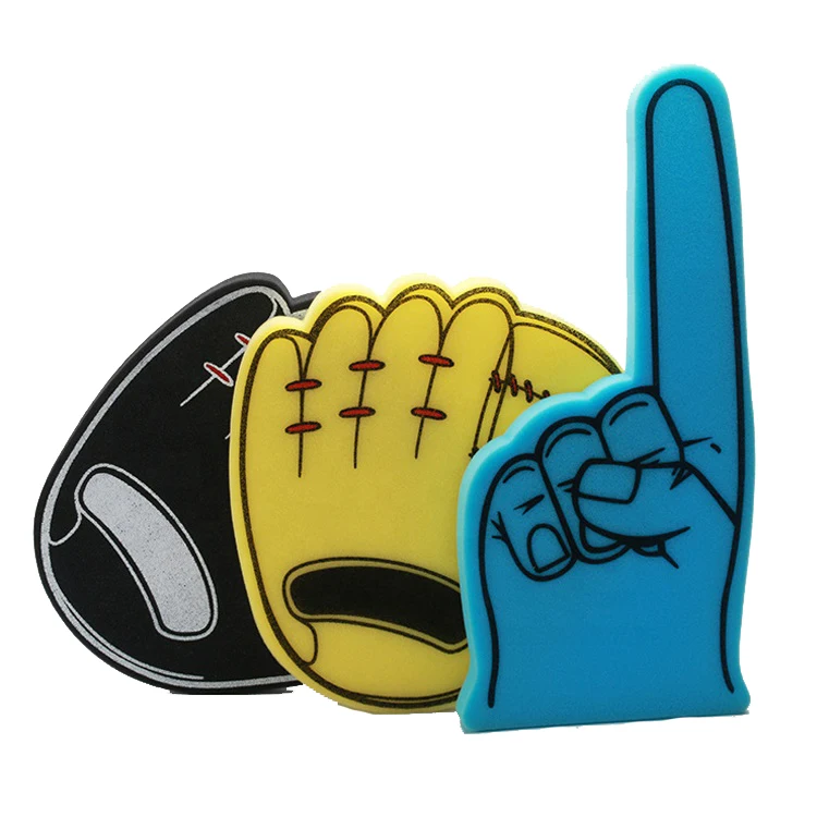 
Custom sports New Arrival Custom Color Design Cheer leading Products EVA Foam hand with logo 