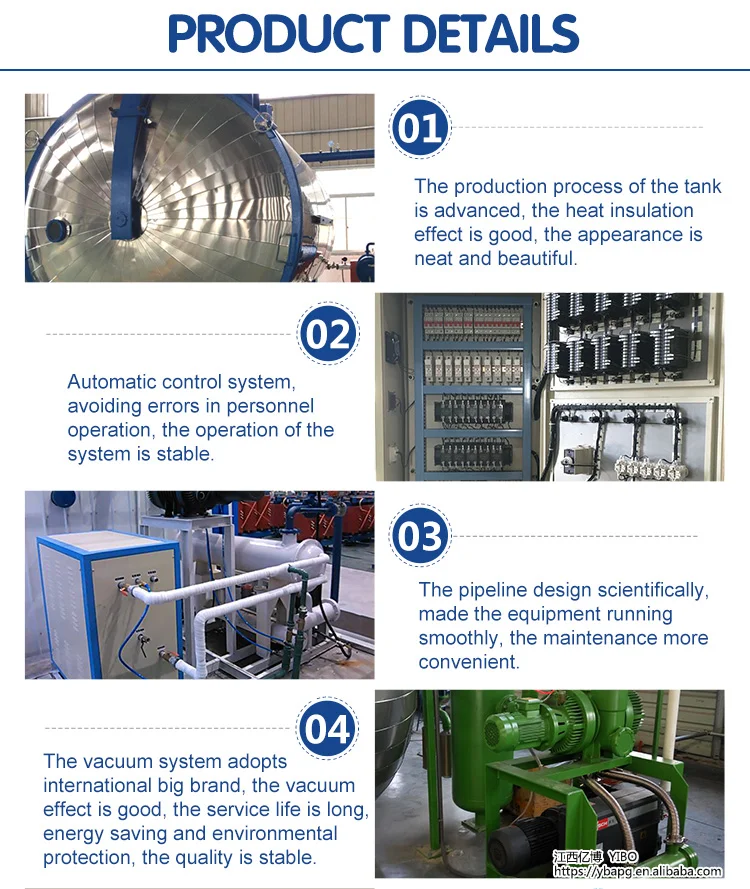 Provide Variable pressure Custom size made transformer drying vacuum drying equipment