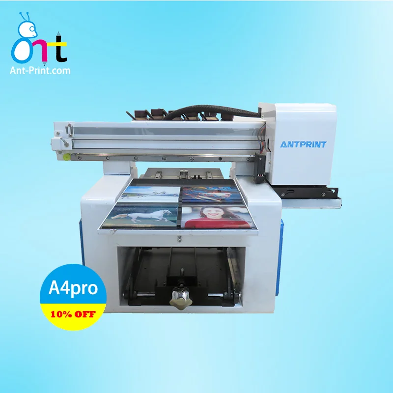 2023 New Technology Small A4 UV Flatbed Printer With New DX10 Printer head Also Self-developed Boards A4 Portable UV Printer