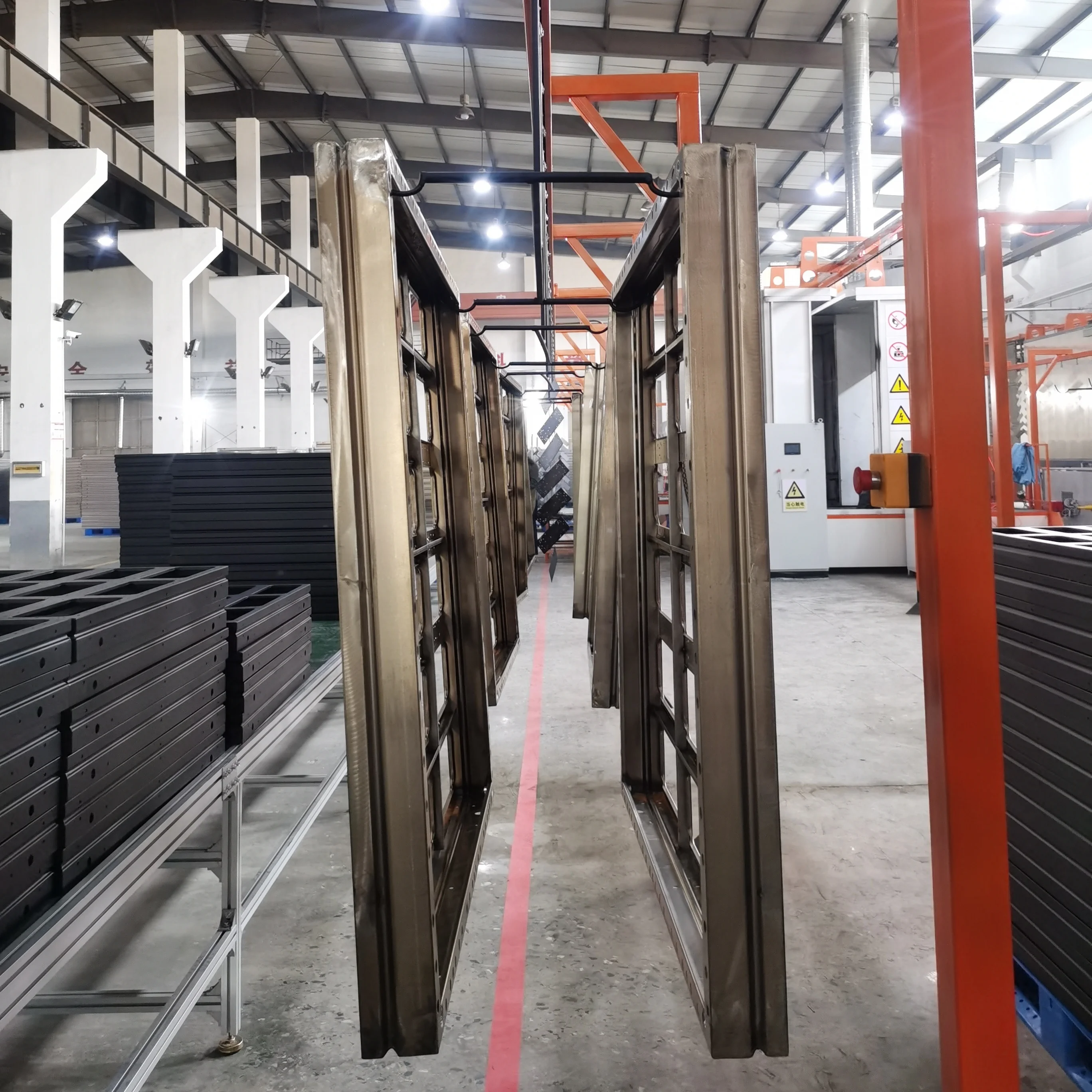 Car/Motorcycle/Electric Car Vehicle Automatic Powder Coating Line,Industrial Powder Coating Plant Line System