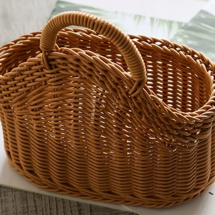 Hanging Flower Pots For Outside Artificial Fall Baskets Japanese Rattan Wall Decoration Raffia Grass Woven