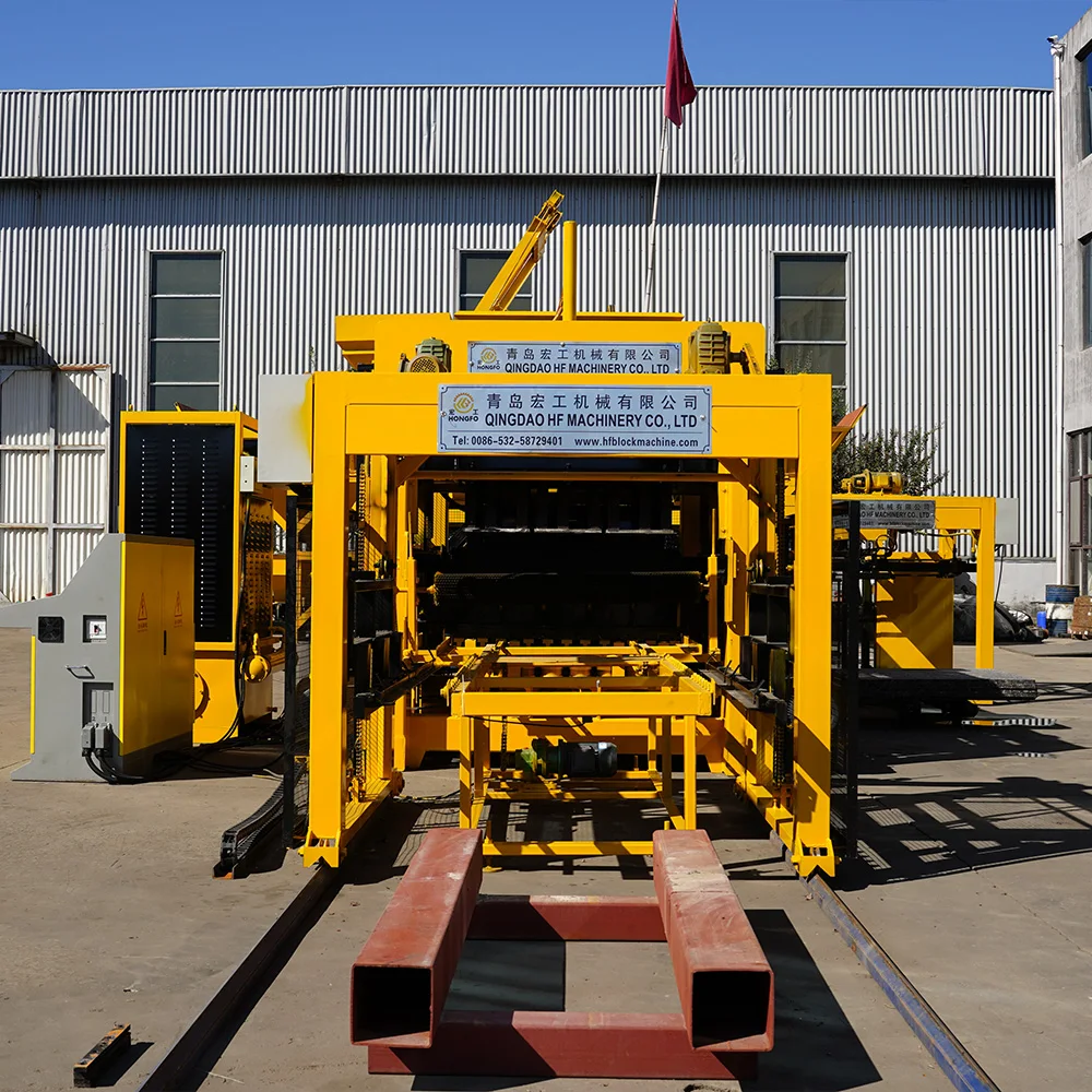 QT15-15 high production hydraulic vibration block press machine paver block making machine Oman