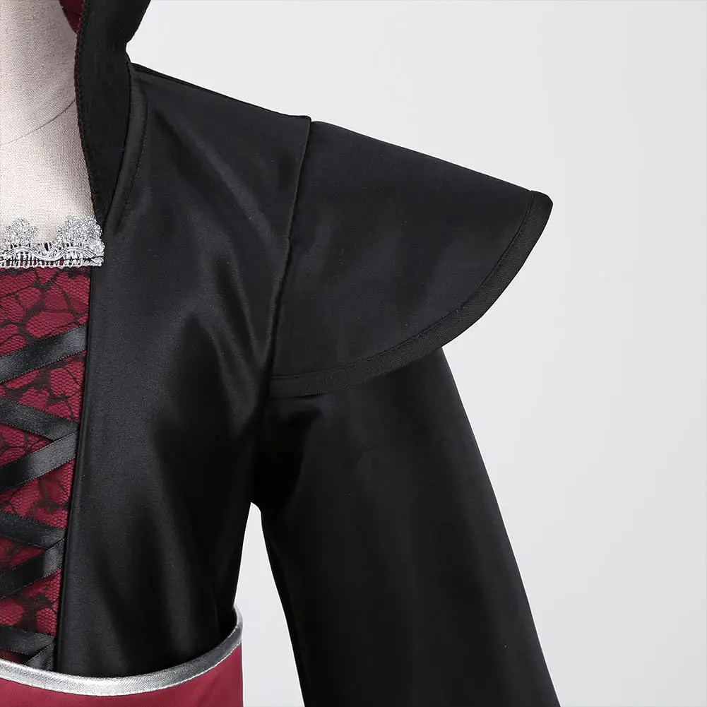 Halloween Costume Royal Vampire Costume for Girls Deluxe Victorian Gothic Classic Dress Up Kids Theme Party Outfit