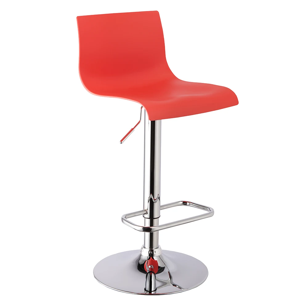 Luxury nordic modern adjustable  plastic bar stool bar chairs for kitchen