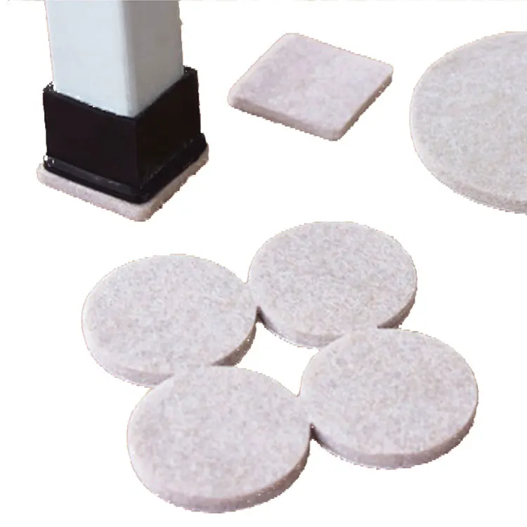 
oem Noise Prevention nail heavy duty furniture felt self adhesive pads For Chair, Table, Sofe 