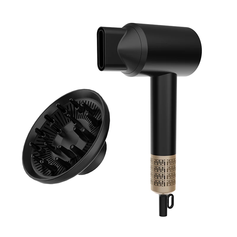 Factory Price Custom Newest Design 110000rpm TurboBlow Mini Turbo Fan Rechargeable BLDC Hair Blow Dryer