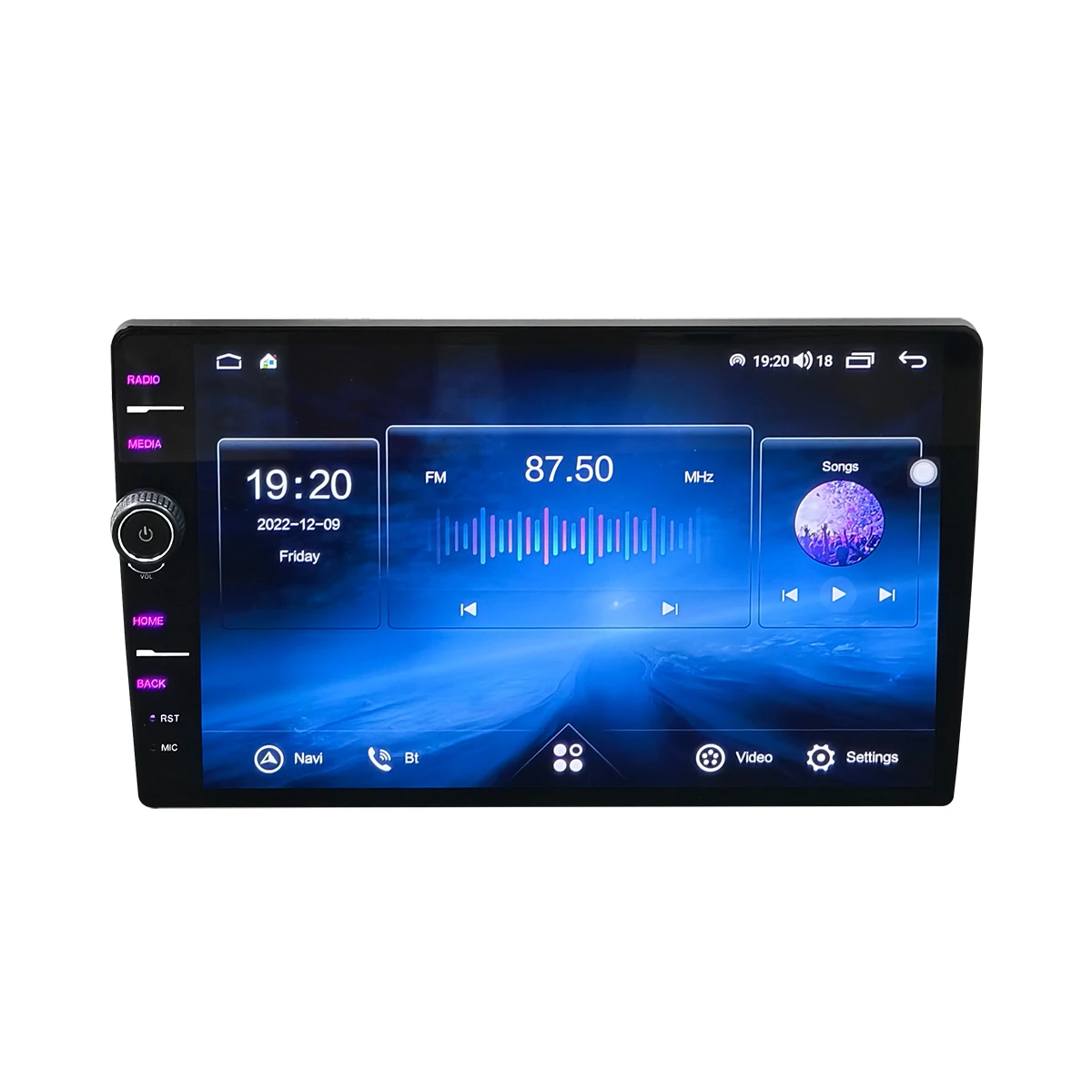Универсальный GPS-навигатор мультимедийный плеер Android 10 дюймов 2 Din 8 + 128 г сенсорный экран автомобильное радио стерео DVD авто