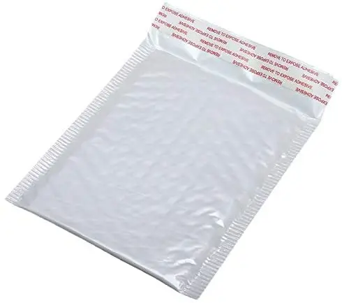 
KCCB OEM custom white pearl film bubble envelopes wrap mailing bubble mailer bag 