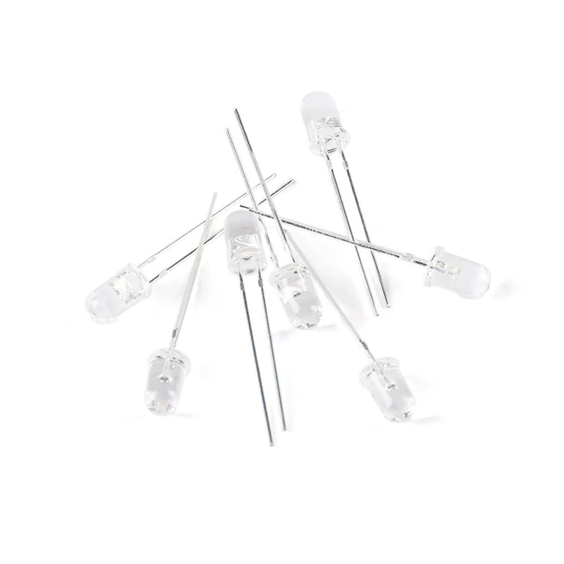 3MM LED diode round Clear F3 radial leds White/Green/Red/Blue/Yellow/Orange/Pink/Purple High quality