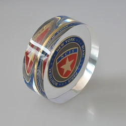 Custom Acrylic Souvenir Gift Acrylic Embedment Metal Medal Display Gift