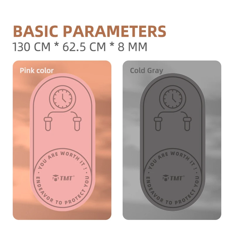 TMT noiseless Jumping Rope Mat Non-slip Textured Surface Eco Friendly Extends Jump Rope Life Absorbs The Impact On Joints Knees