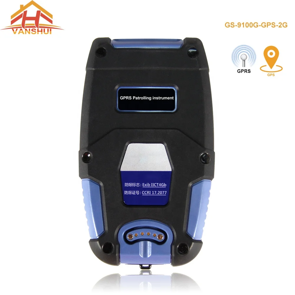 
Wireless GPRS and GPS Communication Fingerprint Smart Card Guard Tour Patrol System IP68 Waterproof (GS-9100-GPS-2G) 