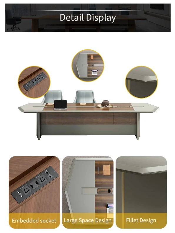 Triangle Conference Table Wholesale Price Modern Office Furniture Work Space Modern Meeting Table