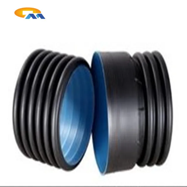 steel reinforced drain perforated corrugated drainage 800MM 1000mm 1200mm 1500mm sn4 sn8 sn6 hdpe double wall corrugated pipe