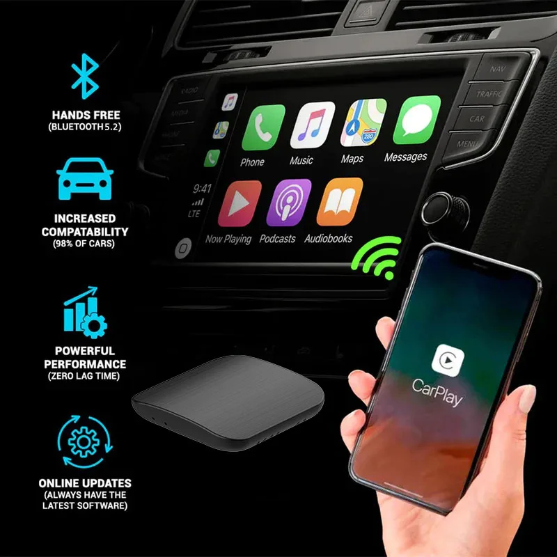 Factory Direct AutoConnect Pro Wireless Adapter for Android Auto & CarPlay