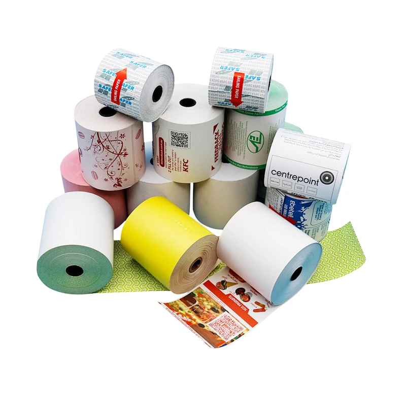 Manufacturers sell high quality thermosensitive paper rolls 57mm 80mm gold foil packaging for supermarkets (1600762558619)