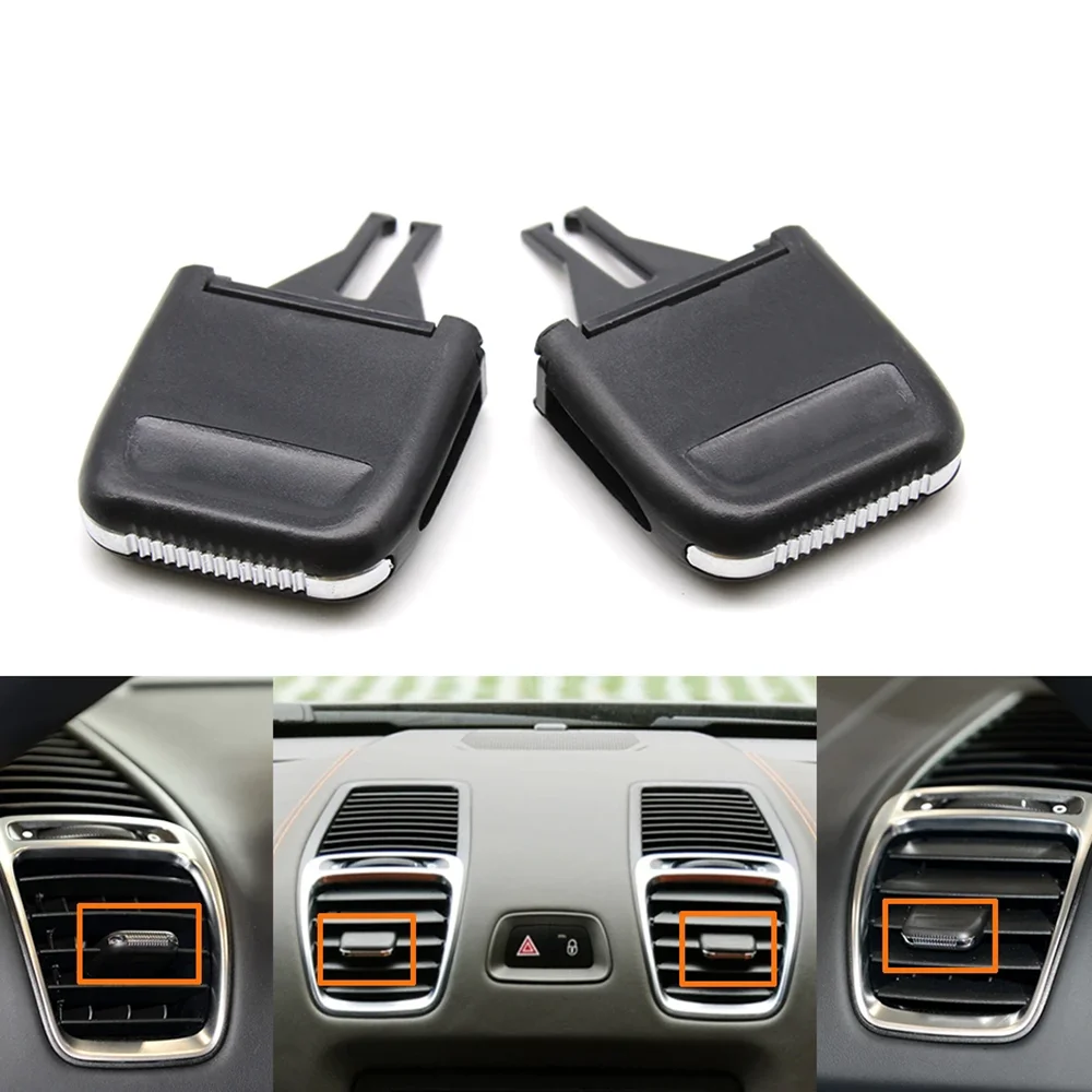 Interior Car Front Dash AC Vent Grille Outlet Tab Clip Slider Knob For Porsche Boxster Cayman 981 2013-2020 Carrera 991