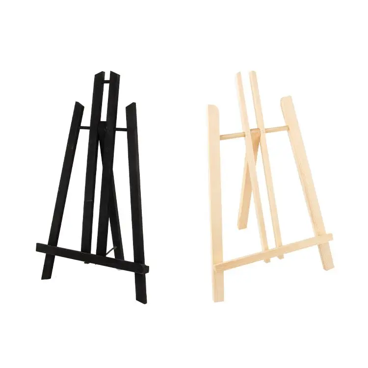 Easy to carry high quality artist studio painting wooden easel stand gallery wooden art easel