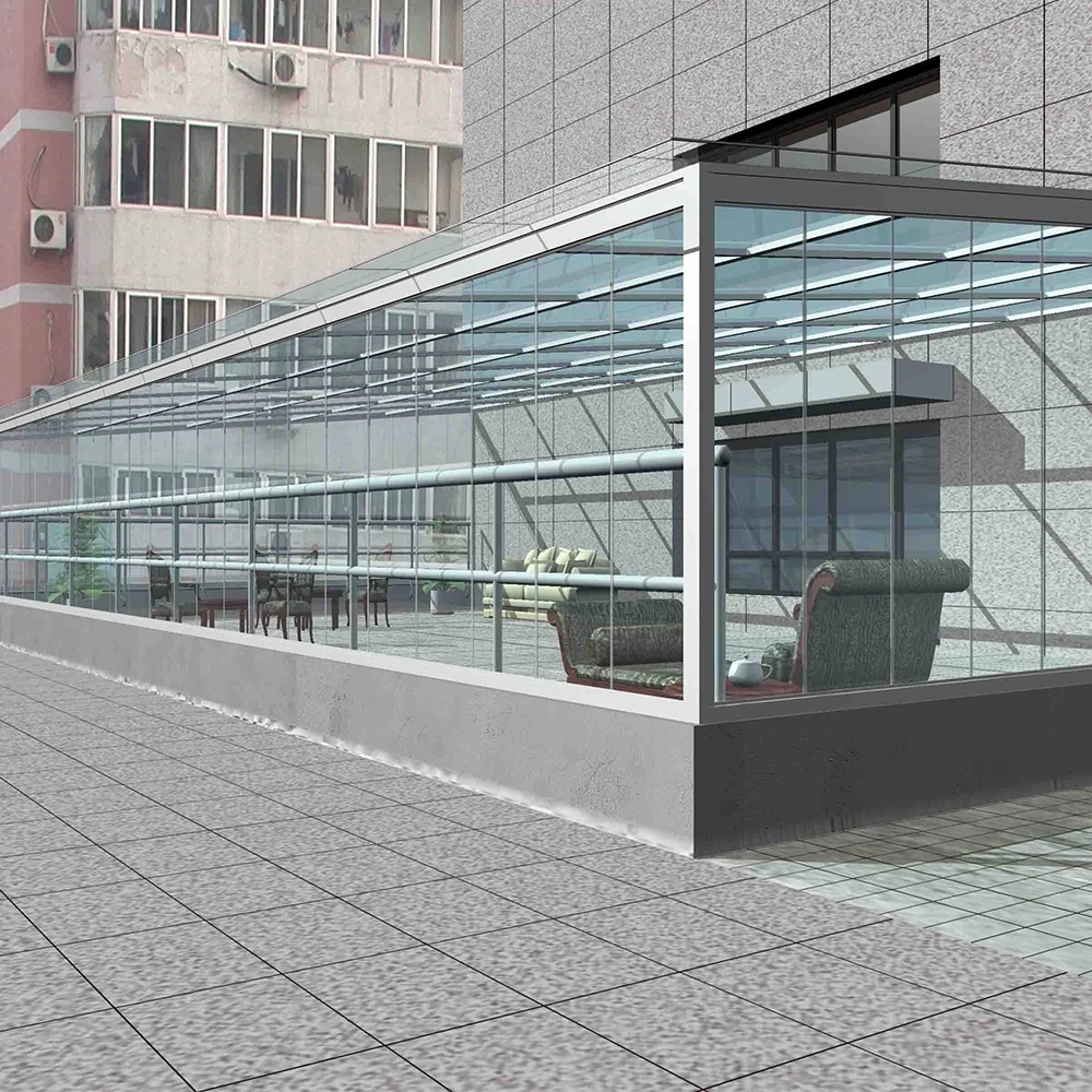 High quality aluminum alloy sunroom  glass house garden house