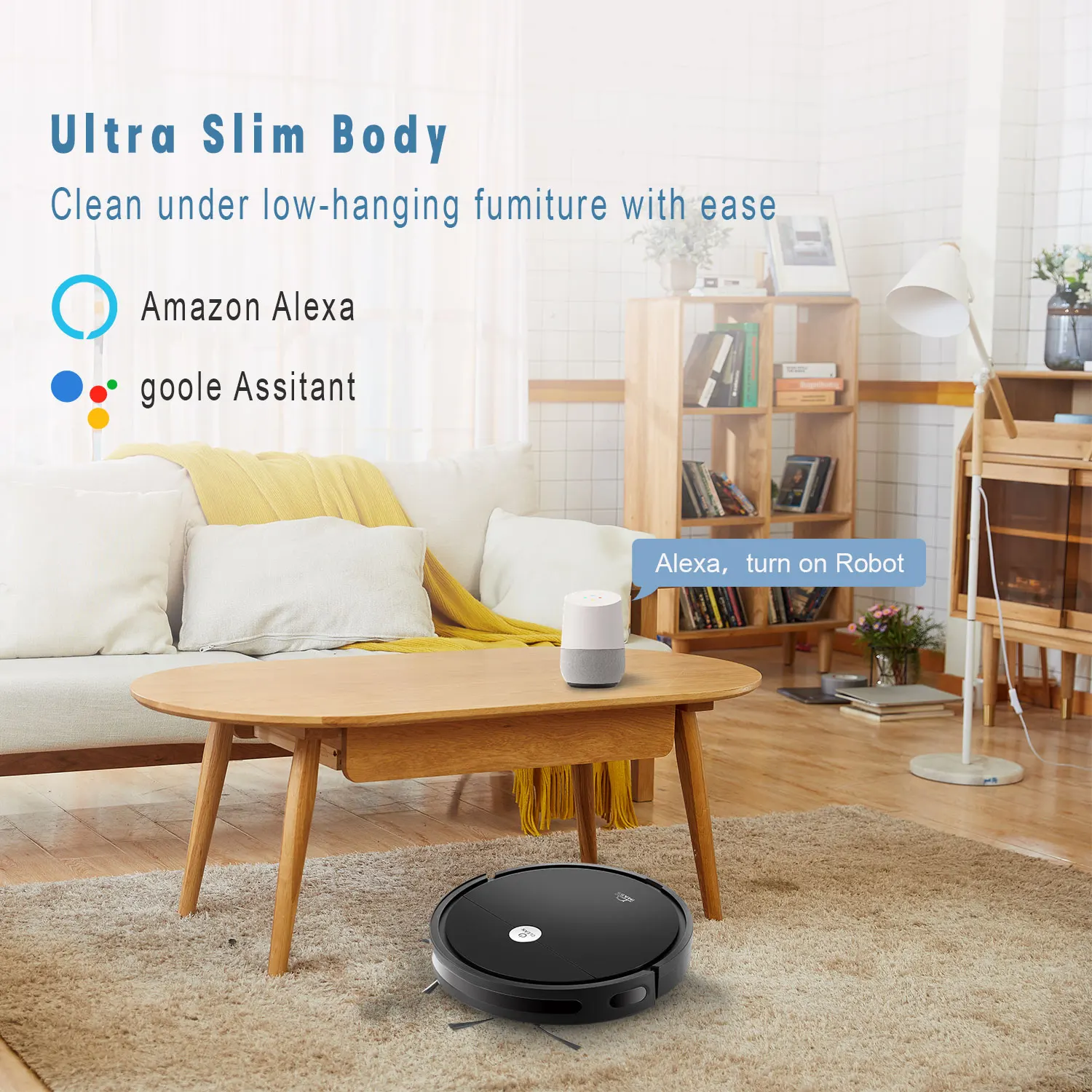 Anto Robot Vacuum Cleaner Cleaning Aspiradora Mop Sweep Machine for Home Appliances Wet and Dry Robotic