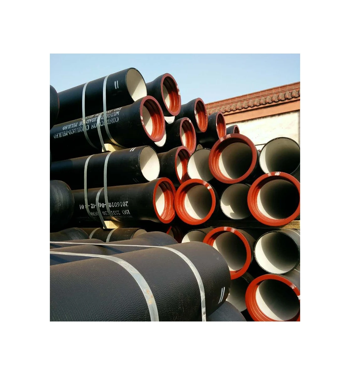 Китайские поставщики, Трубы из ковкого чугуна dn1200 мм для транспортировки водопроводной воды