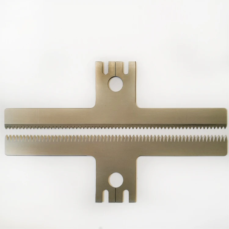 
 100% натуральный материал, быстрорежущий пищевой упаковочный пакет, зубчатый нож для резки, лезвие в форме зуба  