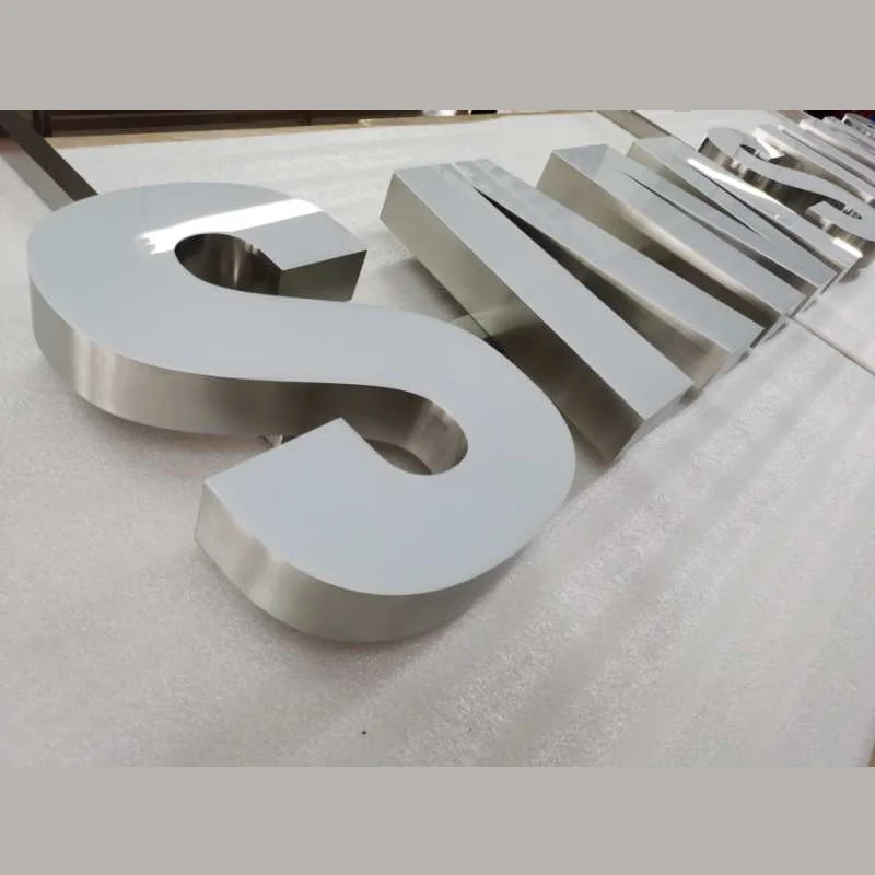FOG 3D led light sign shopfront stainless steel SAMSUNG hanging led sign logo LED letters for Outdoor advertising