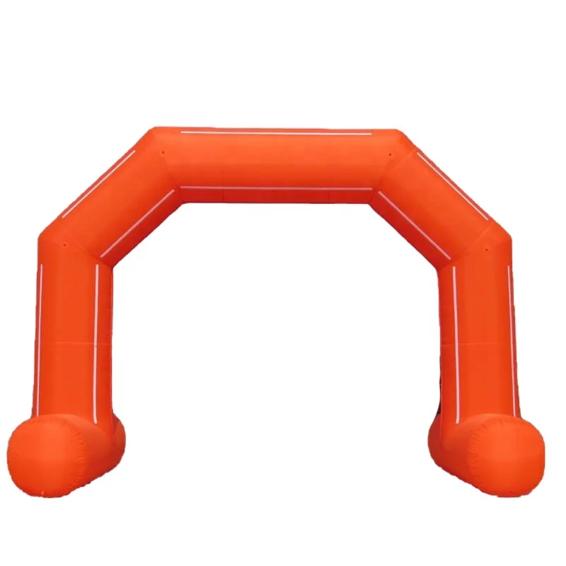 Aero 2022 White hot sale  Customized inflatable arch gate finish line start line for race inflatable angle arch