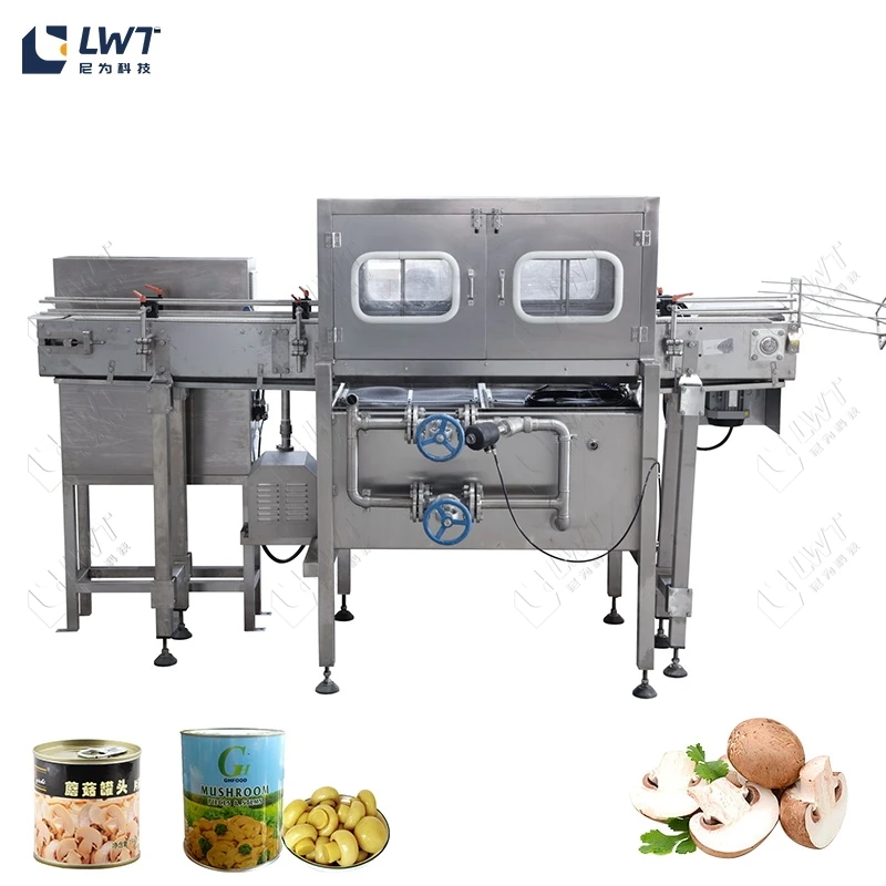 Automated Canned Mushroom Processing and Packaging Equipment Essential Food Processing Lines Machine