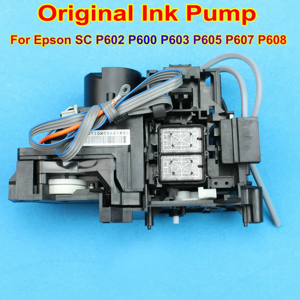 Original P600 Printer Ink Pump Printer Assembly Capping Station Cleaning Unit for Epson P602 P603 P605 P607 P608 Capping Assy