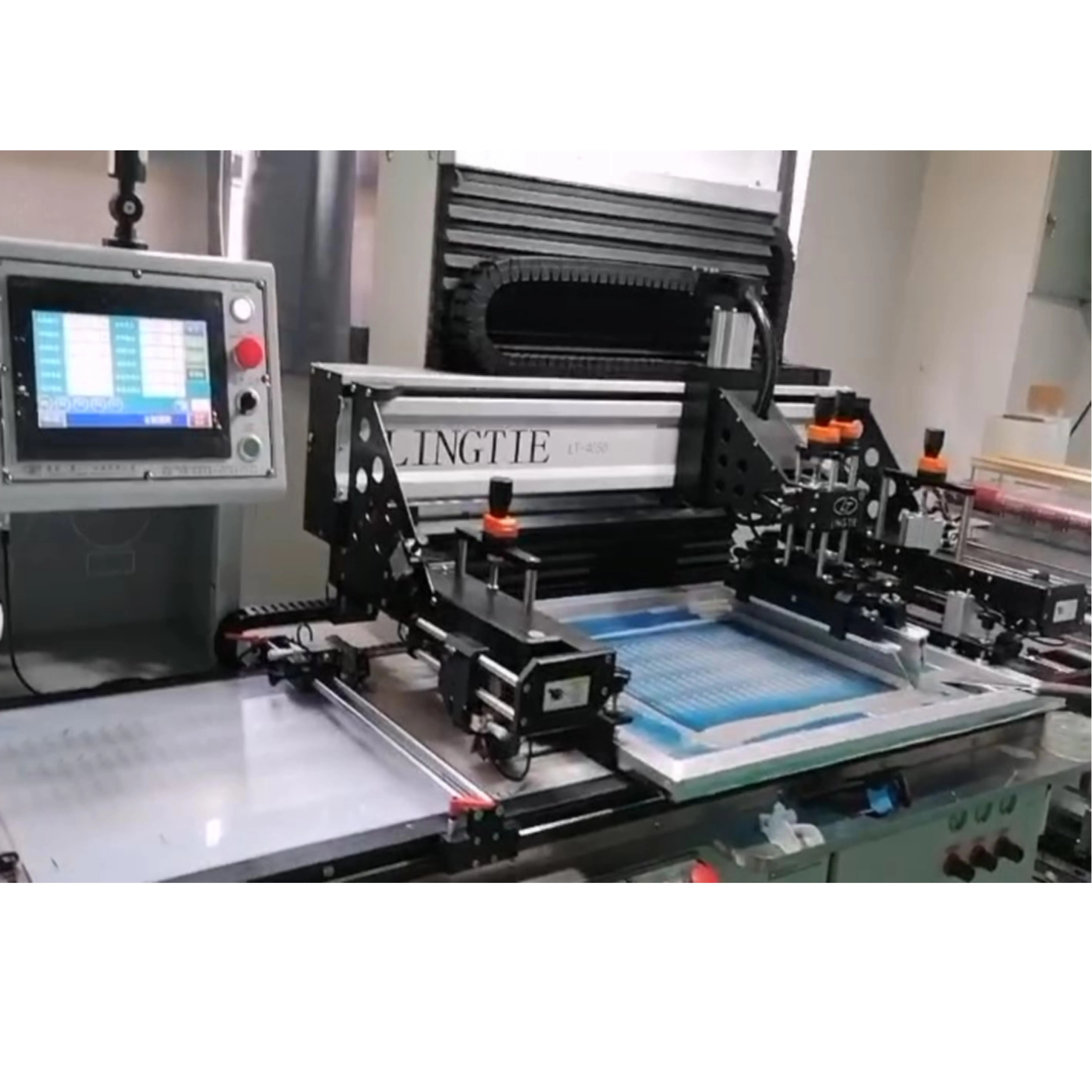 Automatic Polycarbonate Nameplate CNC Silk Screen Printing Machine